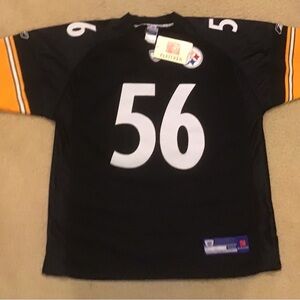 Pittsburgh Steelers LaMarr Woodley #56 Reebok NFL Equipment Jersey Size 50 NWT!